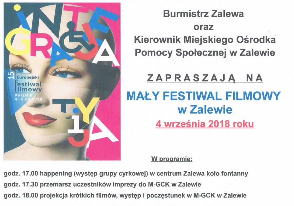 Mały Festiwal Filmowy- 4.09.2018r.