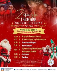 Zaproszenie na Zalewski Jarmark Bożonarodzeniowy