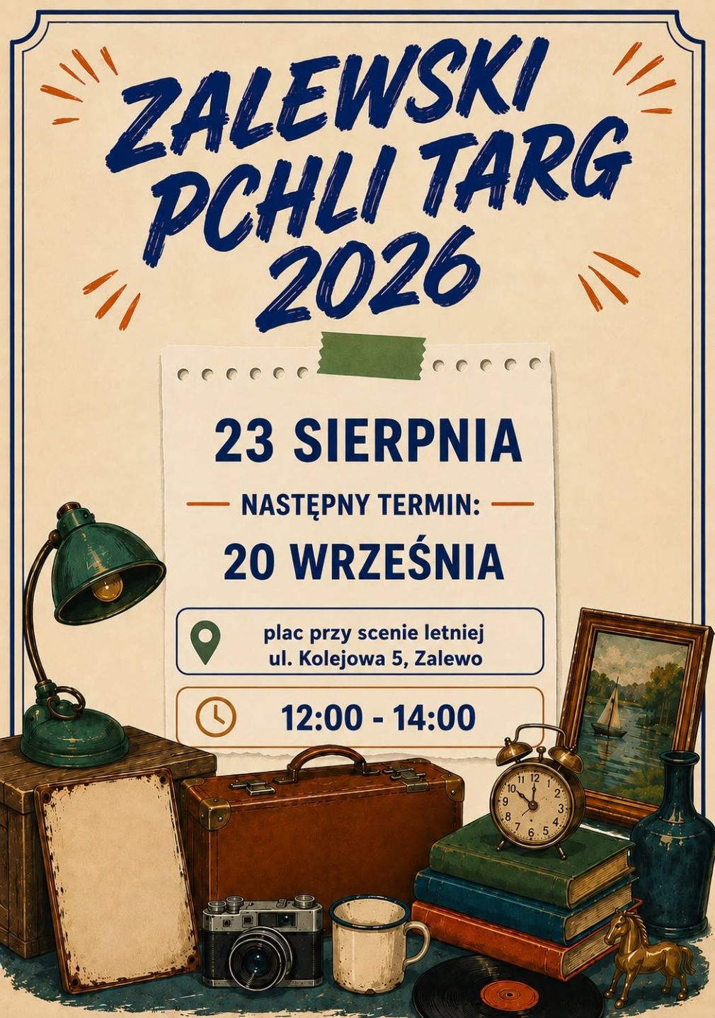 Zaproszenie na Zalewski Pchli Targ