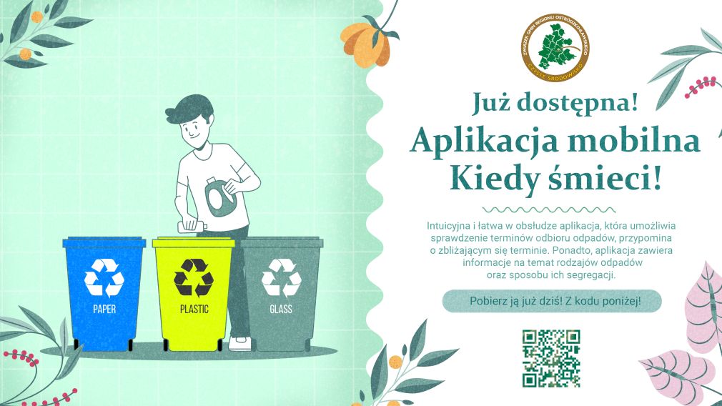 Ogłoszenie "Kiedy śmieci" - aplikacja