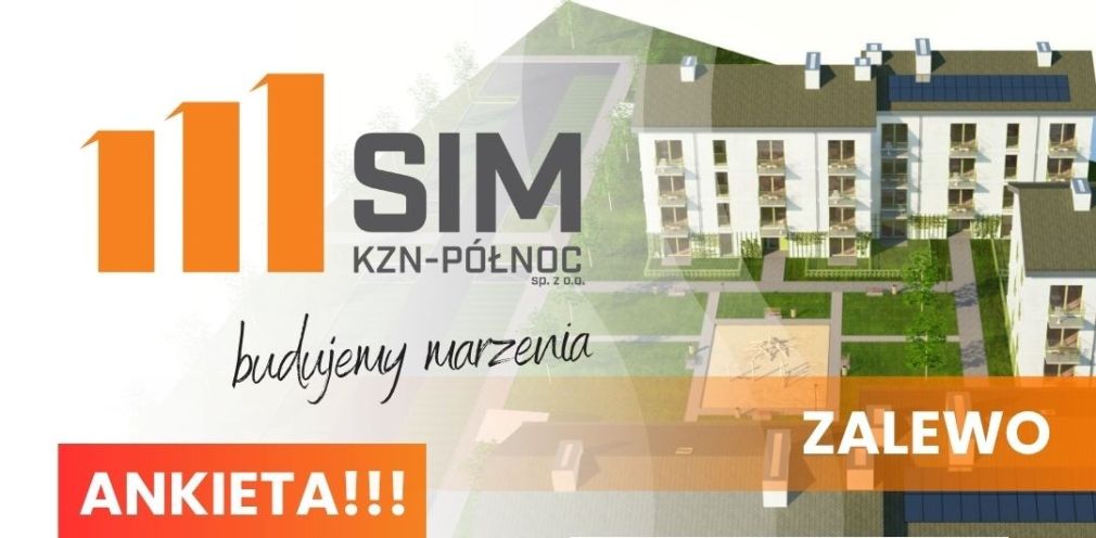 Mieszkania społeczne w Zalewie – poznaj inwestycję SIM KZN-Północ i wypełnij ankietę