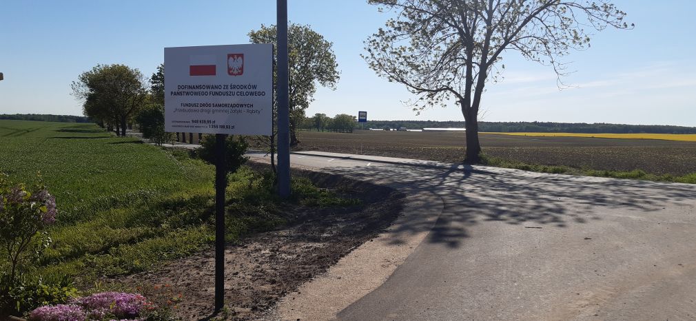 Przebudowa drogi gminnej Zatyki – Rąbity