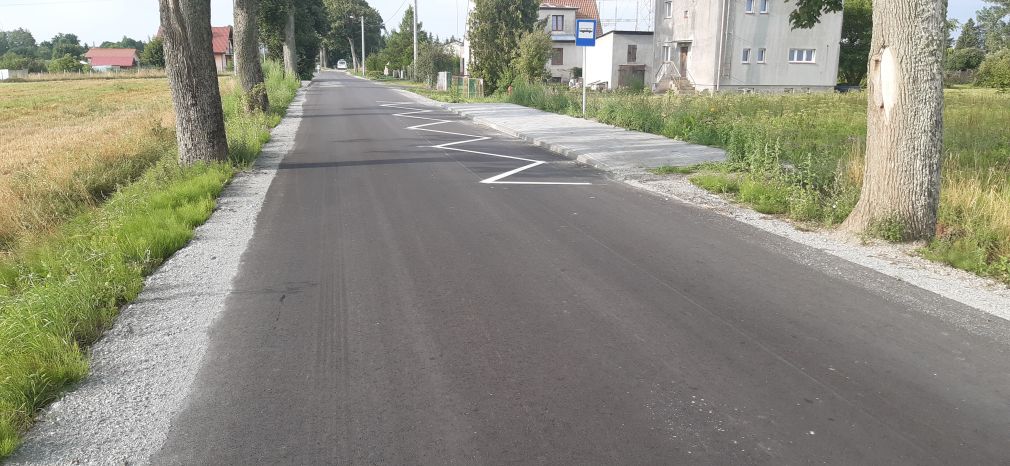 Przebudowa drogi gminnej Sadławki – Zalewo