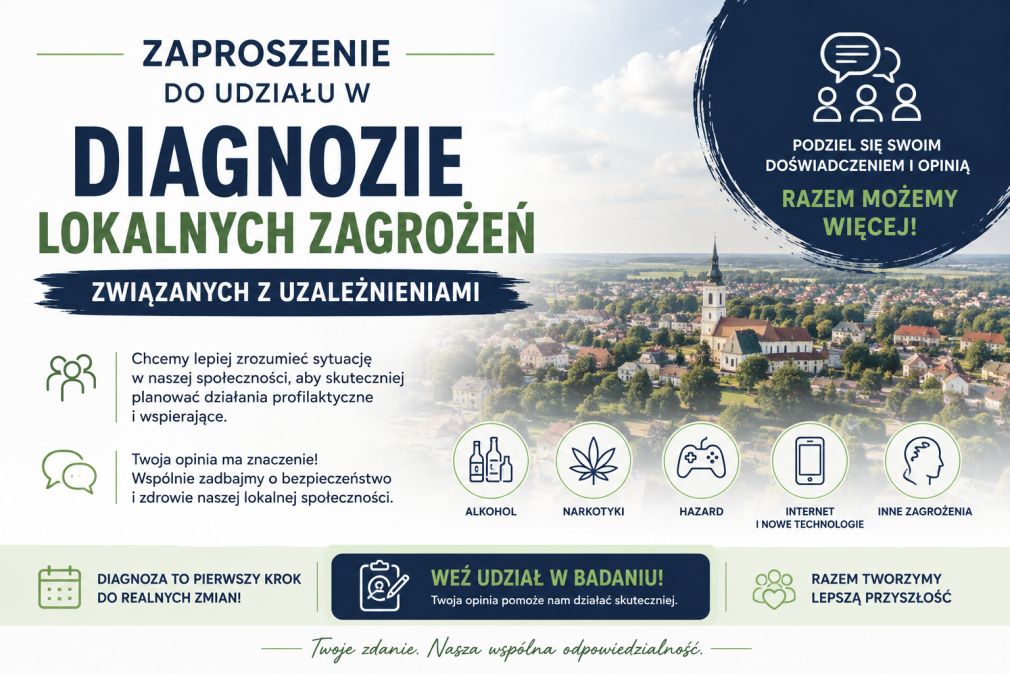Ostatni moment na wypełnienie ankiety! Diagnoza Lokalnych Zagrożeń 2026