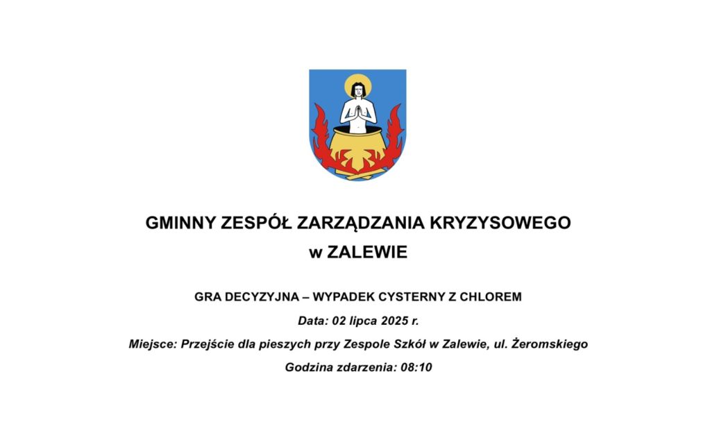 Spotkanie Gminnego Zespołu Zarzadzania Kryzysowego