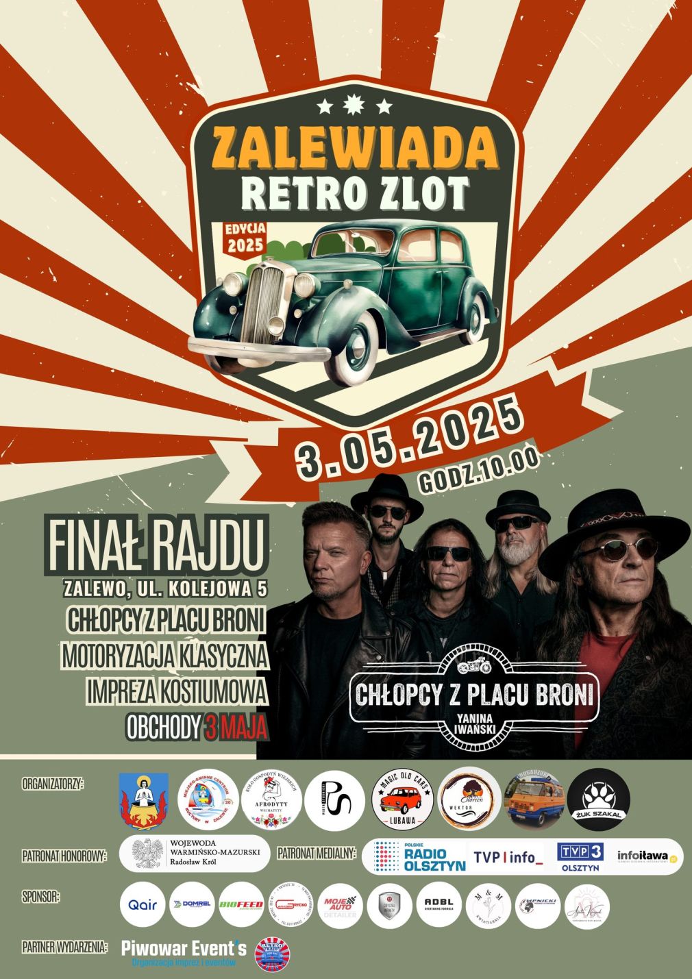 Zaproszenie na Zalewiadę Retro Zlot