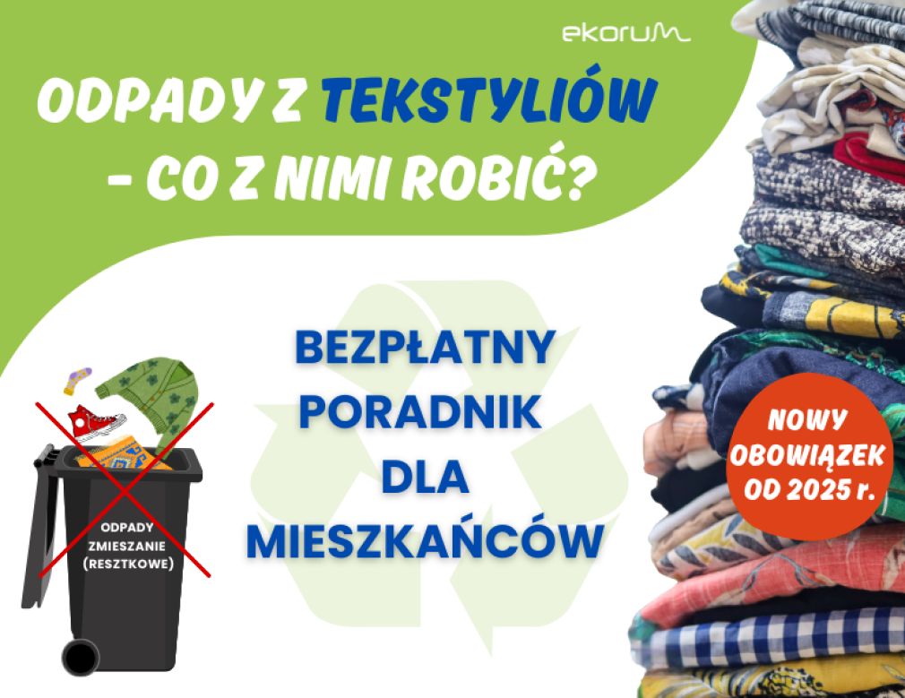 Informacja Związku Gmin &quot;Czyste środowisko&quot; nowy obowiązek od 2025 r.