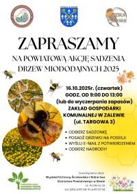 Powiatowa akcja sadzenia drzew miododajnych