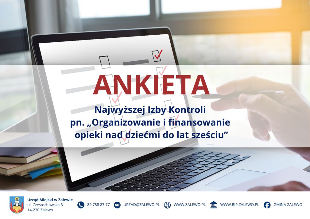 Ankieta Najwyższej Izby Kontroli pn. „Organizowanie i finansowanie opieki nad dziećmi do lat sześciu”