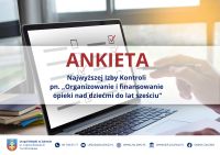 Ankieta Najwyższej Izby Kontroli pn. „Organizowanie i finansowanie opieki nad dziećmi do lat sześciu”